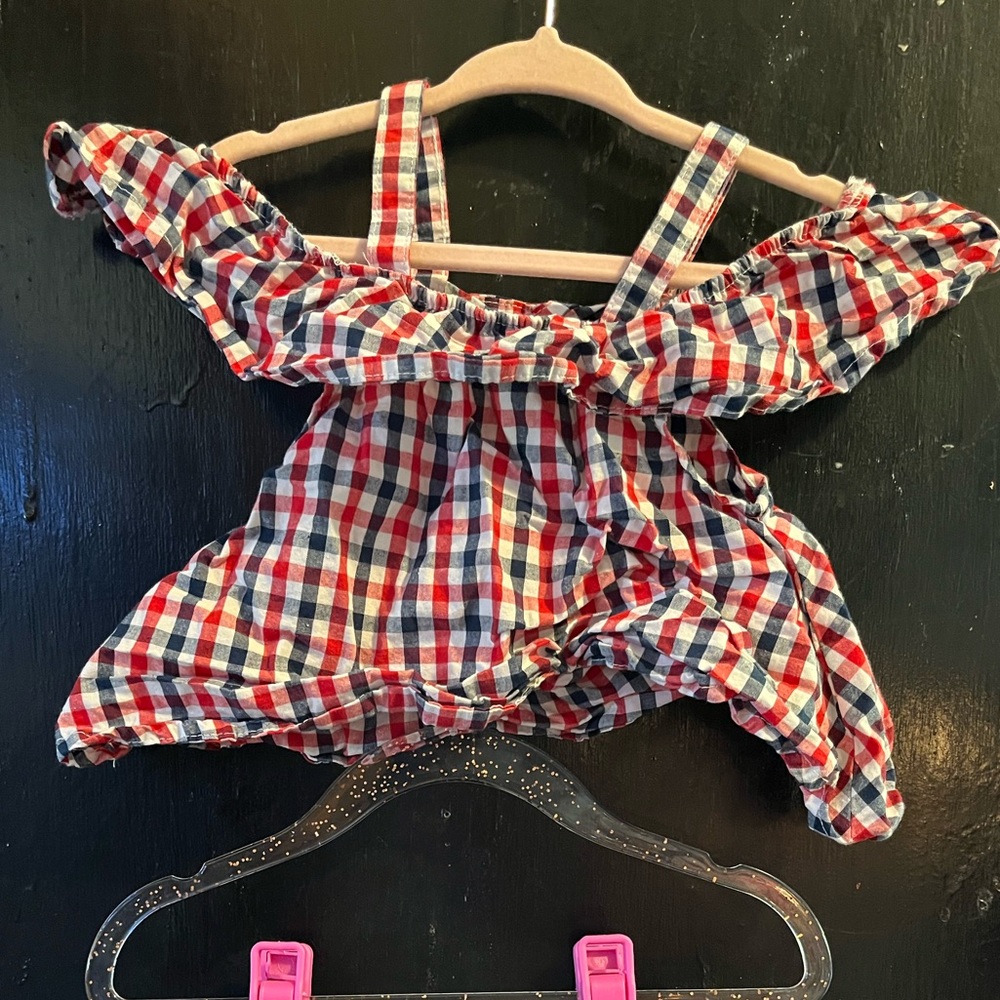2T Red white and blue outfit
